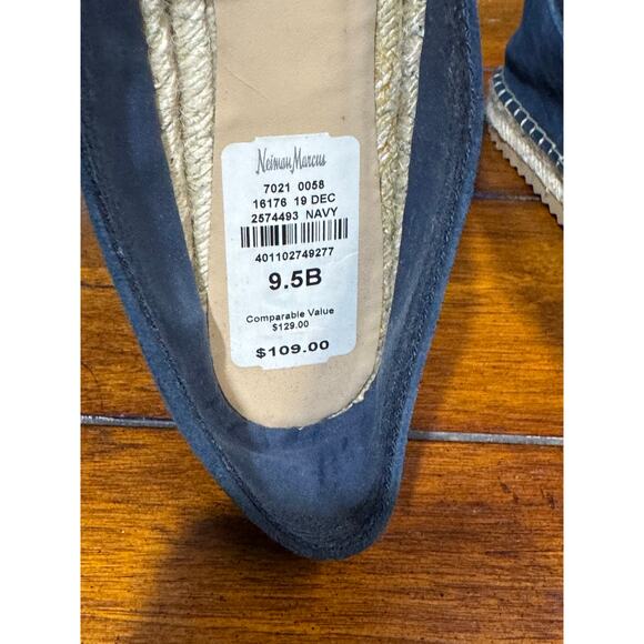 Karl Lagerfield Abby flat canvas shoe size 9.5B NWT - Picture 3 of 6